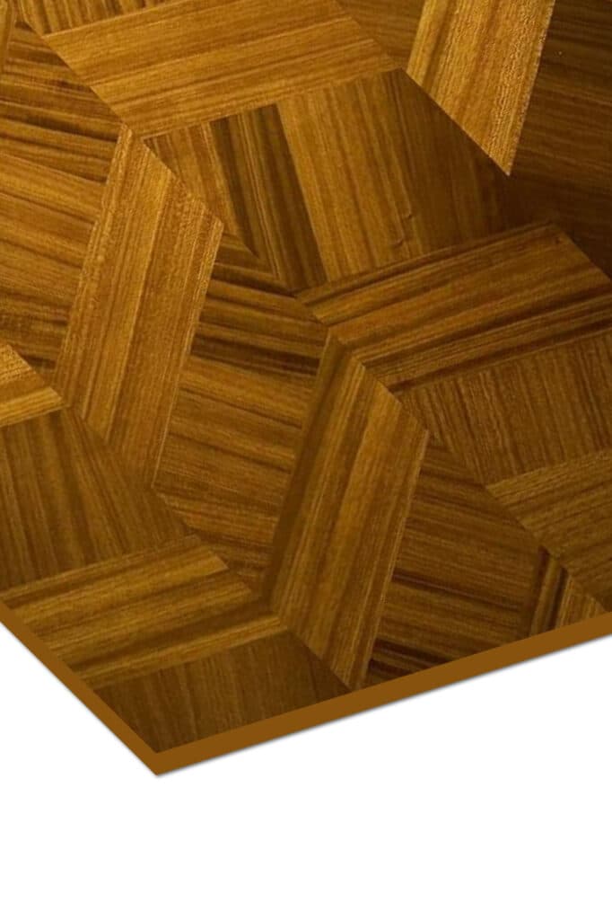 Chevron veneer — White Oak