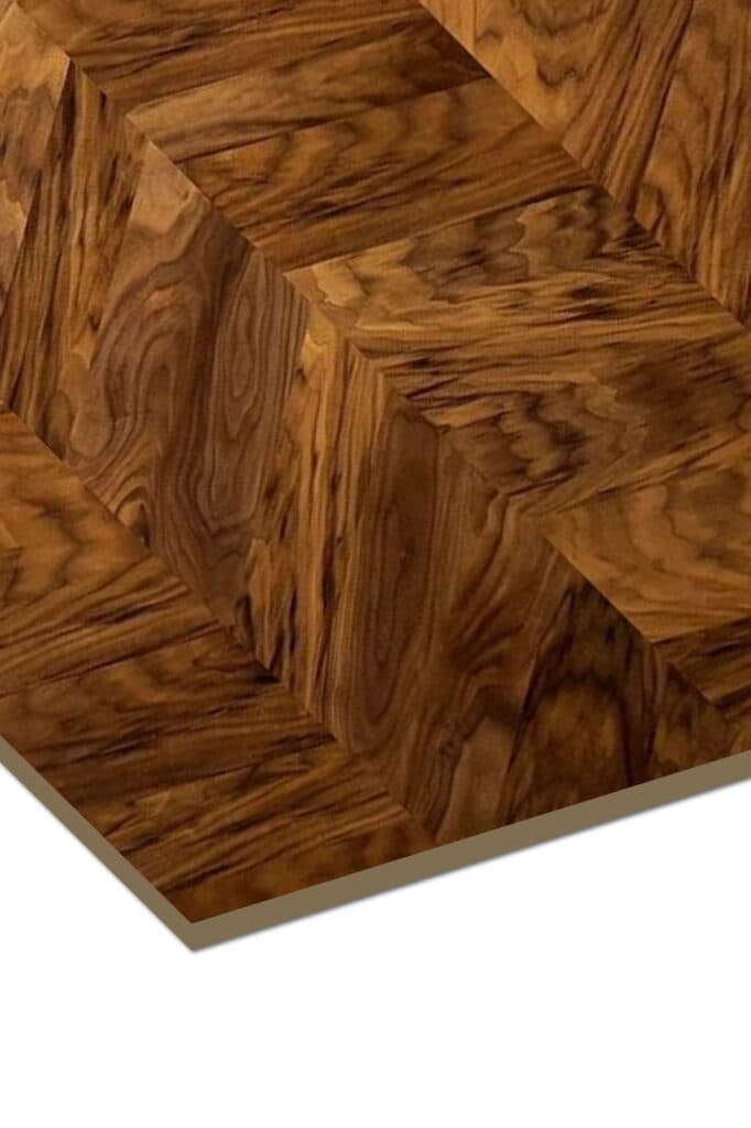 Chevron veneer — SMK Hazelwood