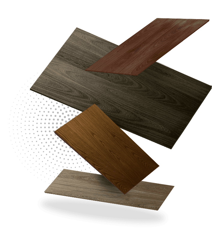 Dyed veneer artwork