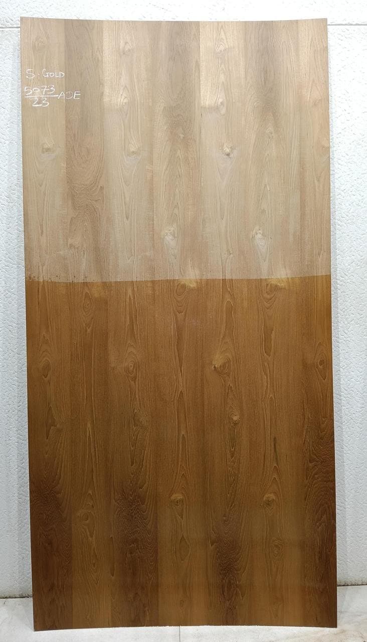 Teak veneer sheet — S.Gold 5073 ADE