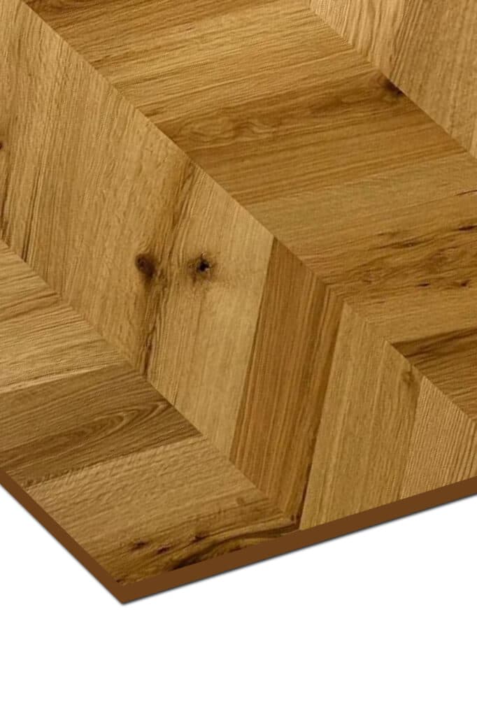 Chevron veneer